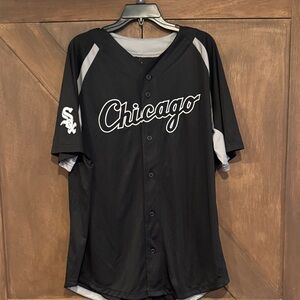 Chicago white Sox Black and gray Baseball Jersey